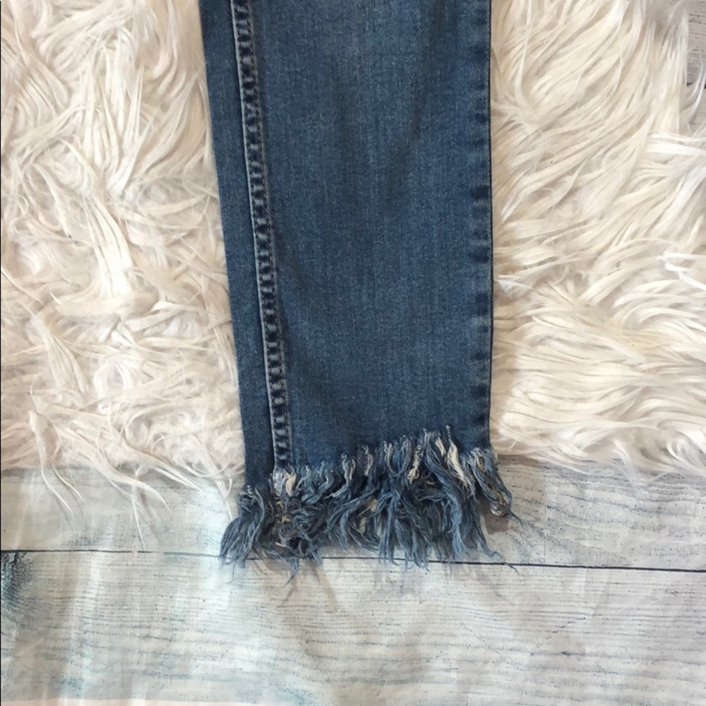 NWT Free People Great Heights Frayed Skinny Jeans - Picture 7 of 17
